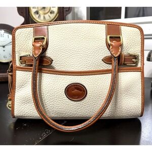 Dooney & Bourke  'Whispers of Lace' AWL Handbag Shoulder Bag Satchel Bone/Tan